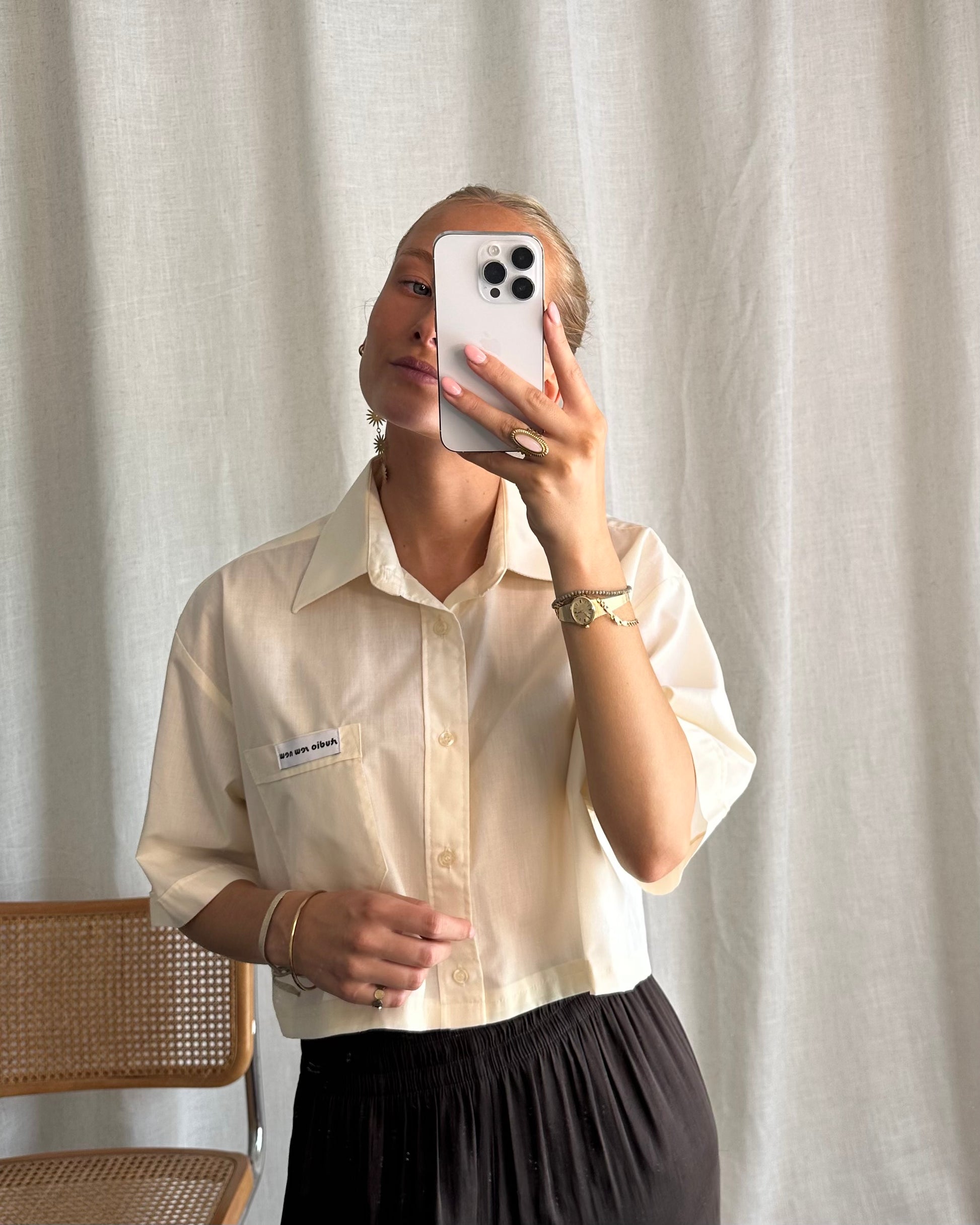 Cropped Short Shirt