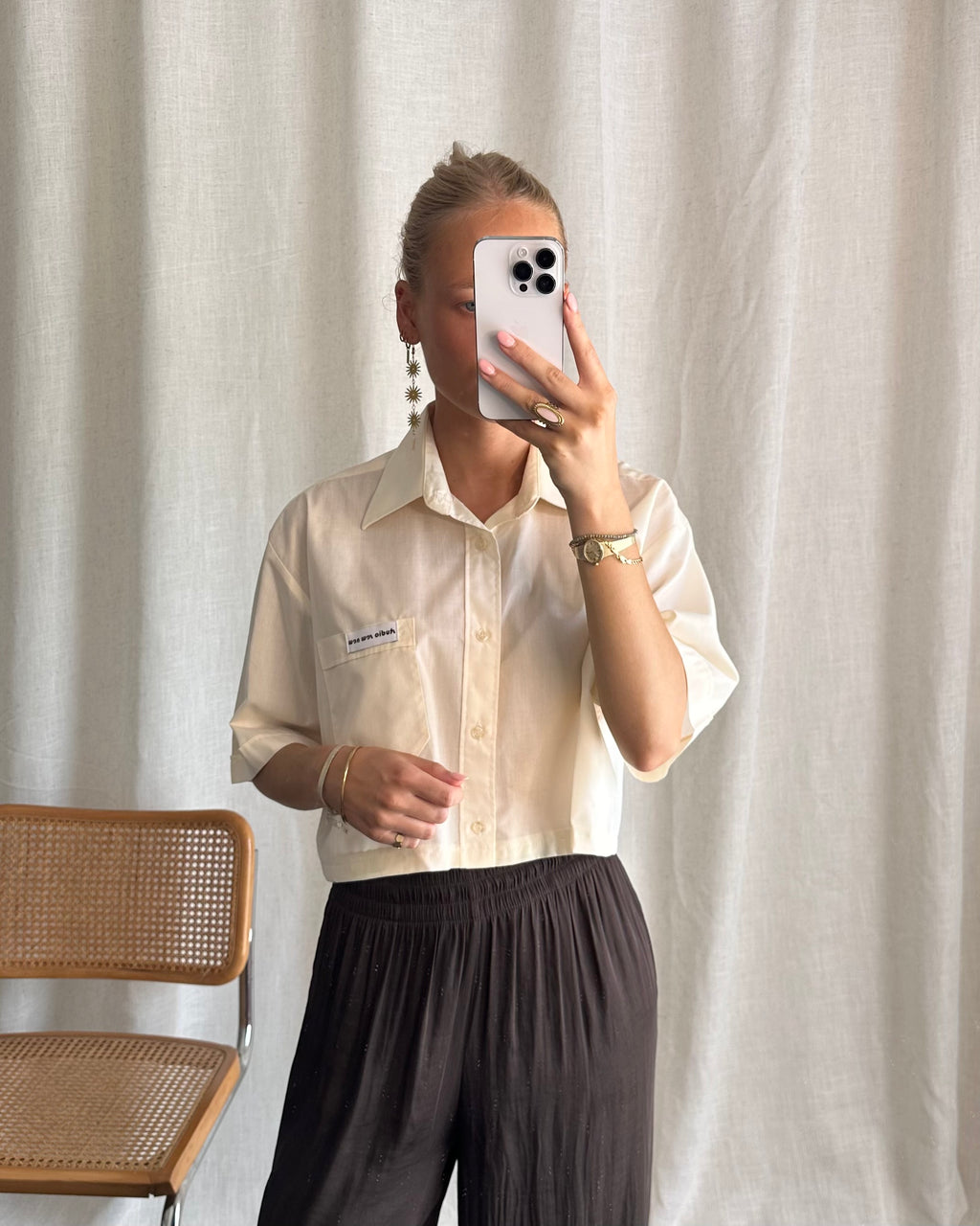 Cropped Short Shirt