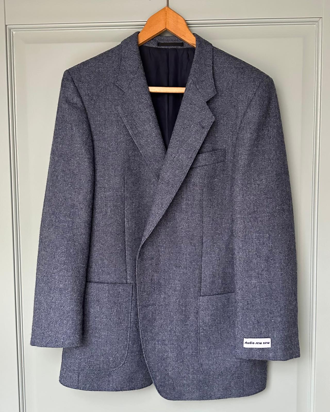 Wool Blazer Blue